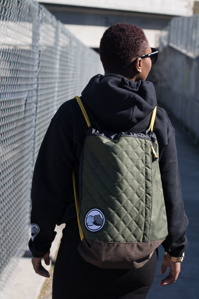 Sporty Quilted Sackpack